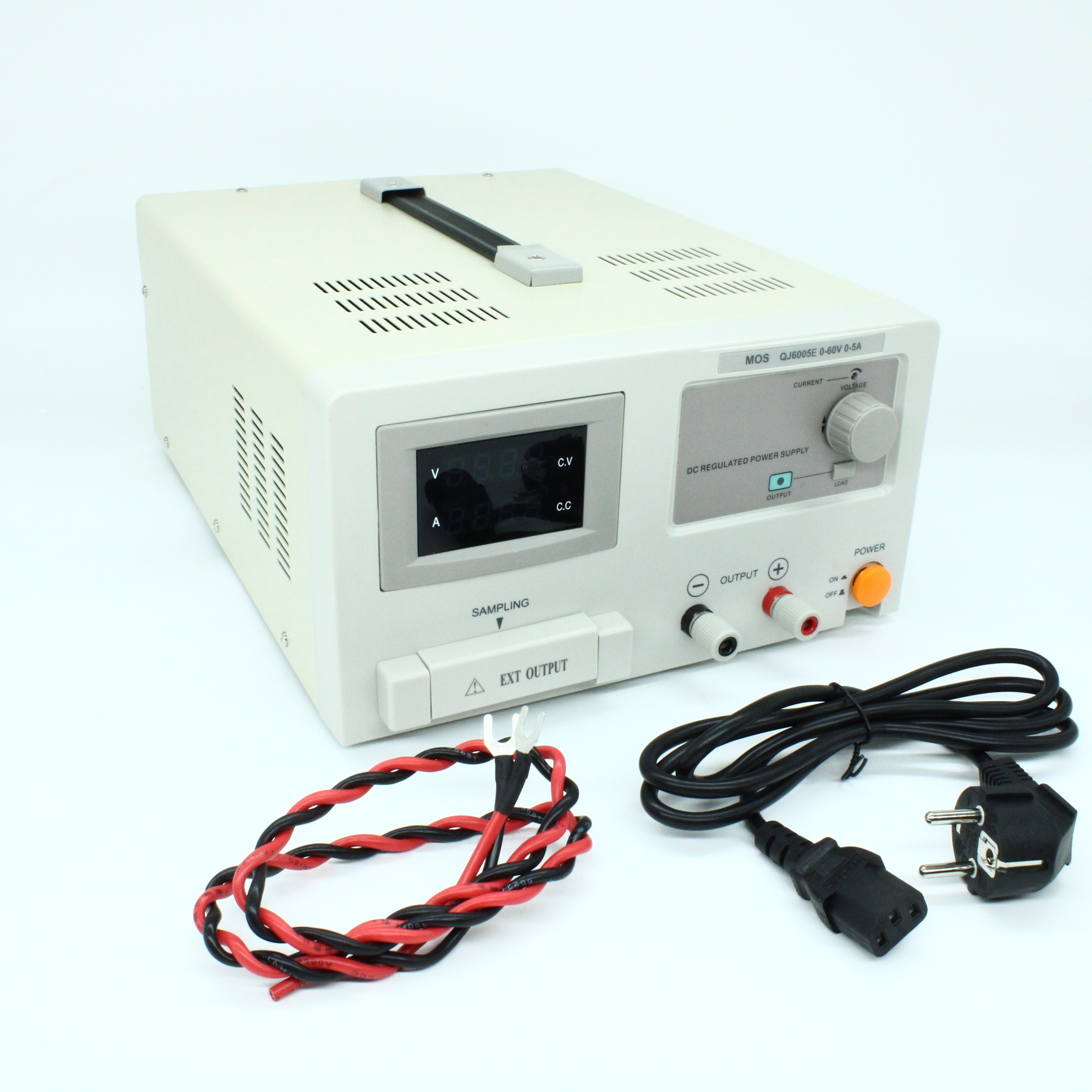 QJ6005E - Источник питания регулируемый 0-60В до 5A 1xLED