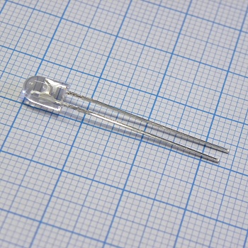 L-5603QBC-D - Светодиод 5,2х3,8мм овальный/синий/465нм/480-1100мкд/прозрачный/30°-90°