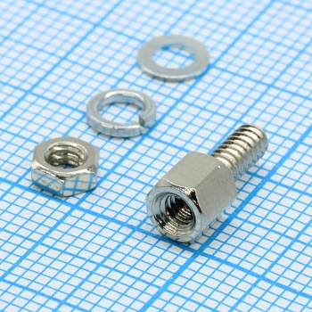 KLS1-4-40UNC-11.8 - Стойка резьбовая для D-SUB разъема