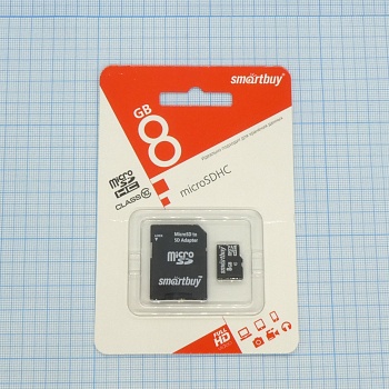 Карта памяти MicroSDHC 8GB   10 класс - Карта памяти MicroSDHC 8GB   10 класс