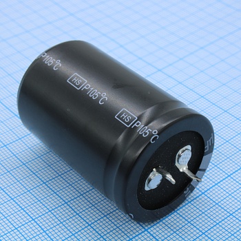 THS108M250S1A5S45L - Конденсатор алюминиевый  электролитический 1000мкФ 250В ±20% (30 X 45мм) защелкиваемые выводы 10мм 2000час 105°С россыпь