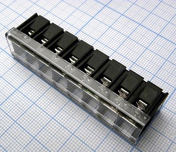 DG28C-B-08P-13-00A(H) - Барьерный клеммный блок 8 контактов. Серия DG28C-B