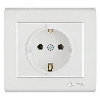MANOLYA Розетка скрытая установка, с заземляющим контактом 41001028