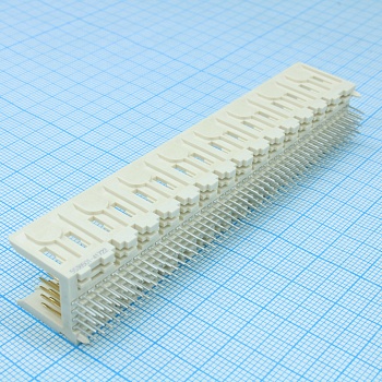 5536501-4 - Соединитель HDR 192 контакта шаг 2мм монтаж в отверстие туба