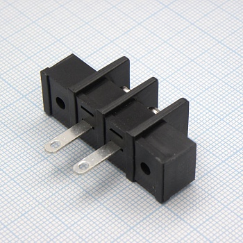 DG55H-A-02P-13-00A(H) - Барьерный клеммный блок 2 контакта. Серия DG55H-A