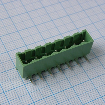 2EDGRC-5.08-07P-14-00A(H) - Разъемный клеммный блок на плату, 7 контактов. Серия 2EDGRC-5.08