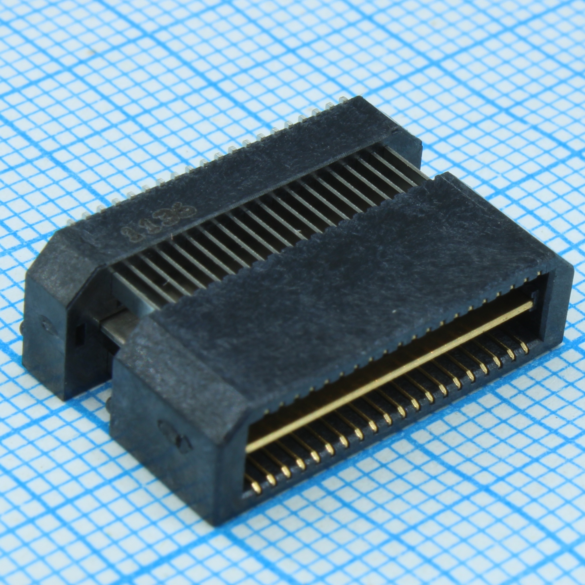 QTE-020-09-F-D-A-K-TR - Разъем быстрого соединения HDR 40 контактов шаг 0,8 мм прямой SMD лента на катушке