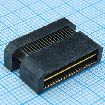 QTE-020-09-F-D-A-K-TR - Разъем быстрого соединения HDR 40 контактов шаг 0,8 мм прямой SMD лента на катушке