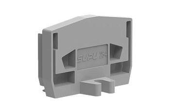 Торцевая крышка 254625 - Торцевая крышка для мини клемм цвет: серый