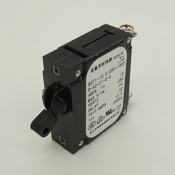 B2T1-10.0/250-1400B-A2-C1-G-C - Гидравлический магнитный выключатель 10A, 1P, 250VAC UL