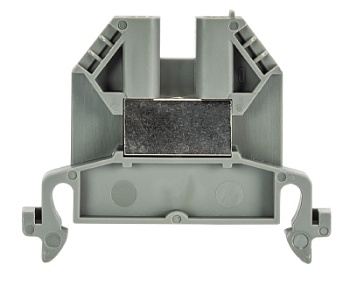 Клемма 9700A/5 S35 - Проходная клемма, тип фиксации провода: винтовой, номинальное сечение: 2,5 мм кв., 24A, 800V, ширина: 5 мм, цвет: серый, тип монтажа: DIN 35