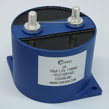 107J112D51402 - Силовой плёночный конденсатор 1100В, 100мкФ, 85А, размер 85*65мм