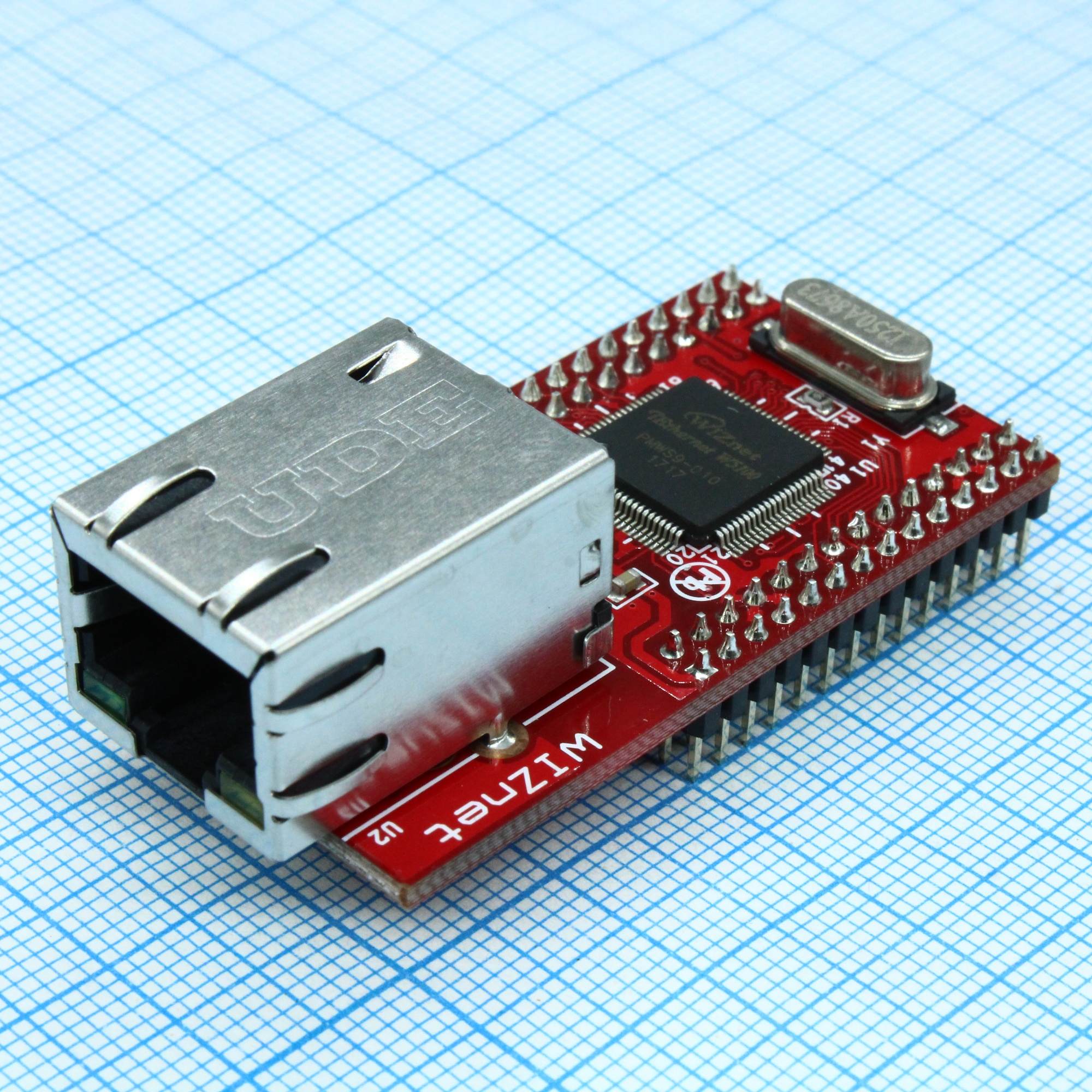 WIZ810MJ - IC MODULE W5100 + MAG JACK