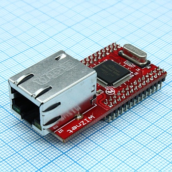 WIZ810MJ - IC MODULE W5100 + MAG JACK