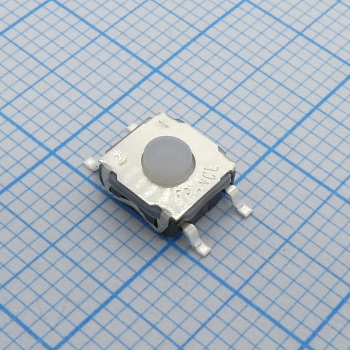 KSC221G LFS - Кнопка тактильная 6Х6Х3.5мм  0.05A 32В 2H 500000циклов SMD монтаж, посеребренные котнакты