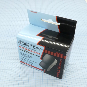 TN2000S - импульсный стабилизированный универсальный блок питания с набором разъёмов