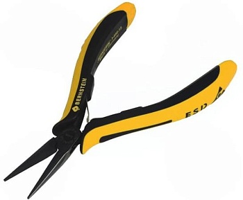 3-686-15 - Антистатические удлиненные круглогубцы серии Euroline с резиновым проводящим покрытием ручек; длина 140 мм, суперкрепление