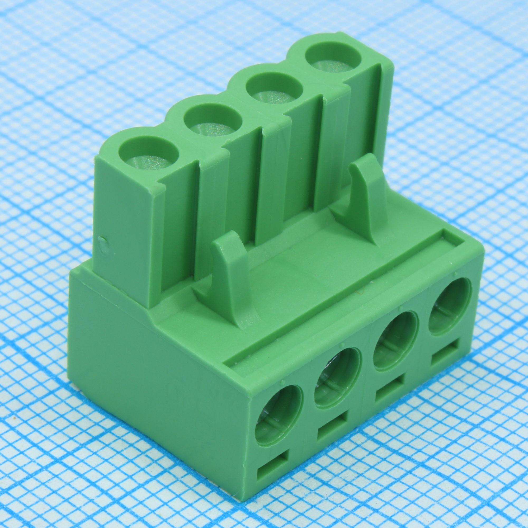 2ESDV-04P - Винтовой соединительный штекер подключаемый 4 контакт(ов) шаг 5.08 мм 300В 15А
