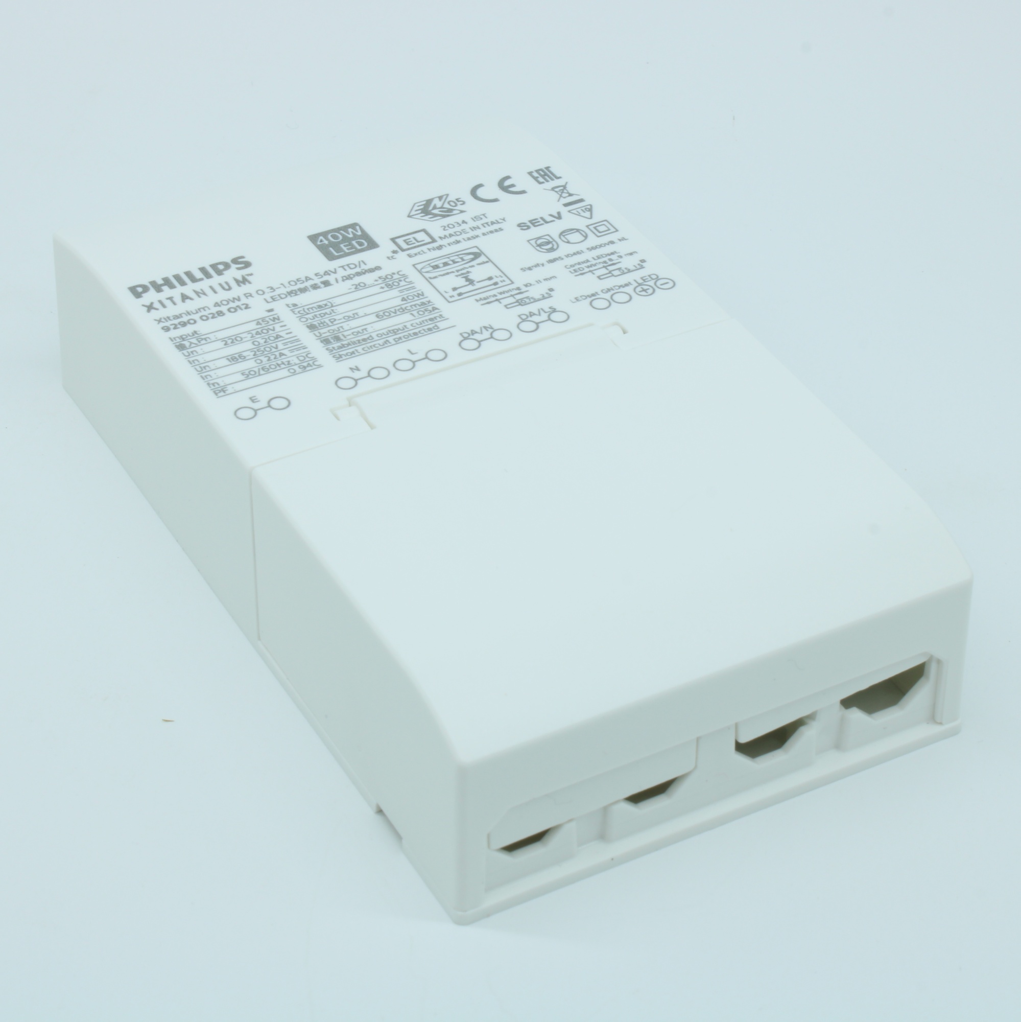 XITANIUM 40W R 0.3-1.05A 54V TD/I 230V - Источник электропитания светодиодов 40Вт 0.3...1.04А 54В
