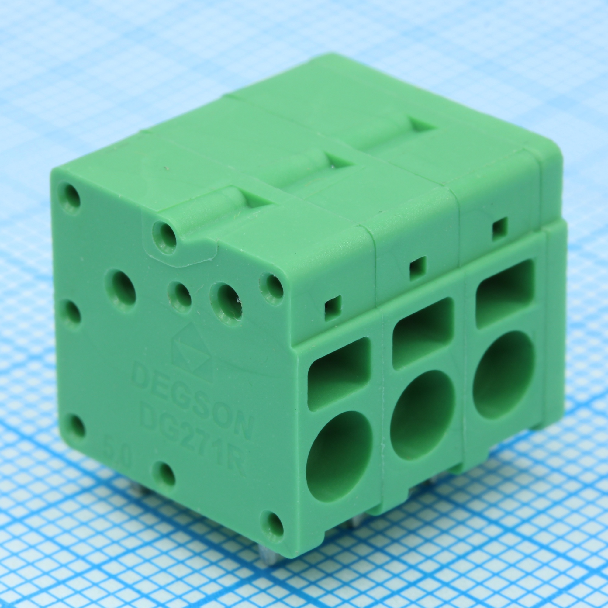 DG271R-5.0-03P-14-00A(H) - Клеммник зажимной на плату