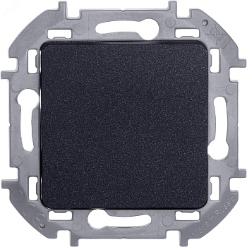 Переключатель 1-кл. Inspiria 10А IP20 250В 10AX механизм антрацит Leg 673653