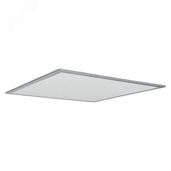 Светильник светодиодный ЛУО-4007-L 36Вт 4000К IP40 595х595 без драйвера тонкая панель серебр. Basic LPS-4007-L-36-4000