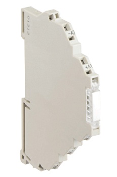 Реле 24VDC/48VDC-2A - Интерфейсный релейный (твердотельное) модуль, 1 переключающий контакт, рабочее напряжение: 24 V DC, номинальное напряжение переключения: 48 V DC, коммутируемый ток: 2 A, с пружинной фиксацией провода, серия flare Solid-State-Relay