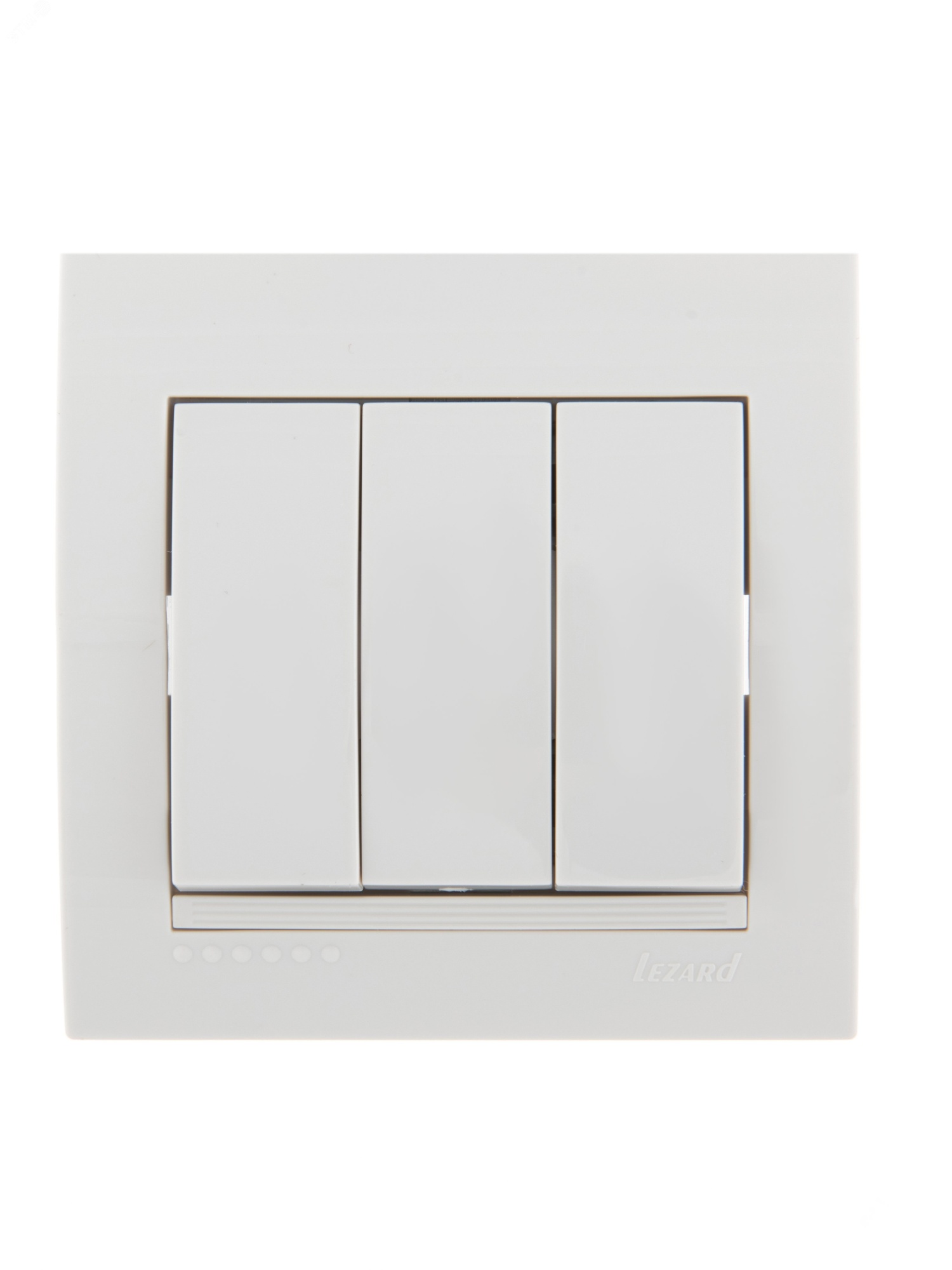 DERIY Выкл. х3 ПБТ белый 702-0202-109