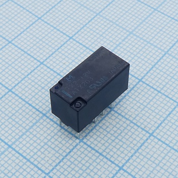 TX2-12V - Сигнальное реле 2А 12В, 2 Form C (DPDT-NO, NC)