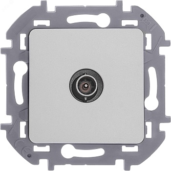 Розетка телевизионная оконечная TV Inspiria 10дБ 5-862мГц механизм алюм. Leg 673872