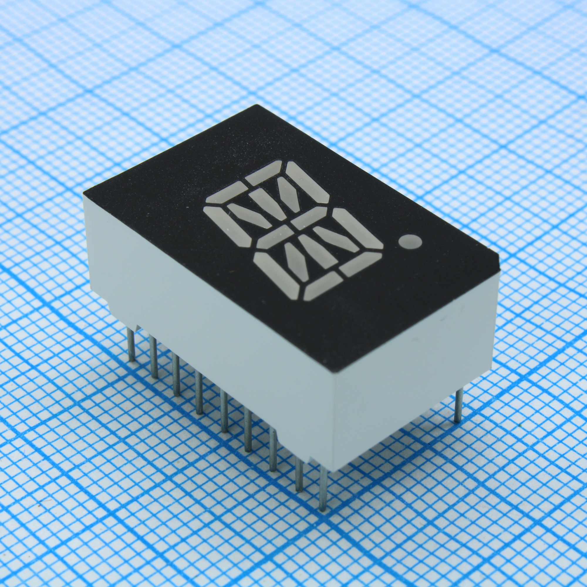 FYS-5013BUHR-11 - Индикатор сегментный одноразрядный 12.7мм ОA Красный 20-50мКд 640нм