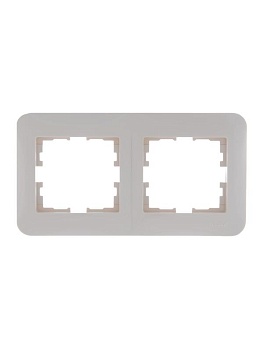 Рамка 2-м Karina Life горизонт. крем. 708-0300-147