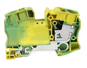 Заземляющая клемма UJ6-35JD - Заземляющая клемма, тип фиксации провода: push-in, номинальное сечение: 35 мм кв., ширина: 16,2 мм, цвет: желто-зеленый, тип монтажа: DIN 35