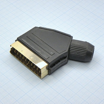 СКАРТ вилка на кабель - скарт вилка на кабель