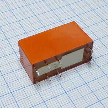 5-1393243-6 - Универсальное реле, серия RT2 bistable, силовое, две катушки с защелкой, DPDT