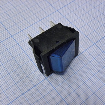 SWR 202-1A7 Ч/С IRS - Переключатель клавишный с подсветкой