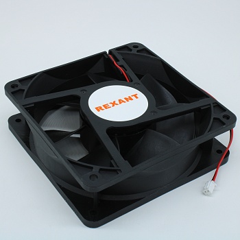 RX 12038MS 24 VDC - Вентилятор 24В 120х120x38 2300 об/мин, 143.6.м3/час, 36дБ, подшипник скольжения, тип вывода - провод с разъемом