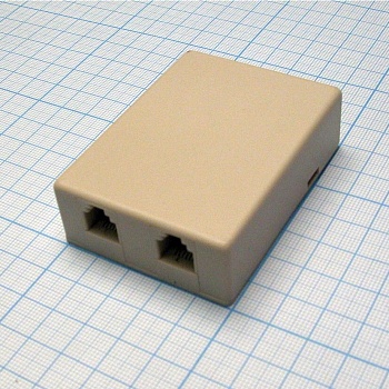 TJ6P4C*2 SURFACE 7906 - TJ6P4C розетка на папель