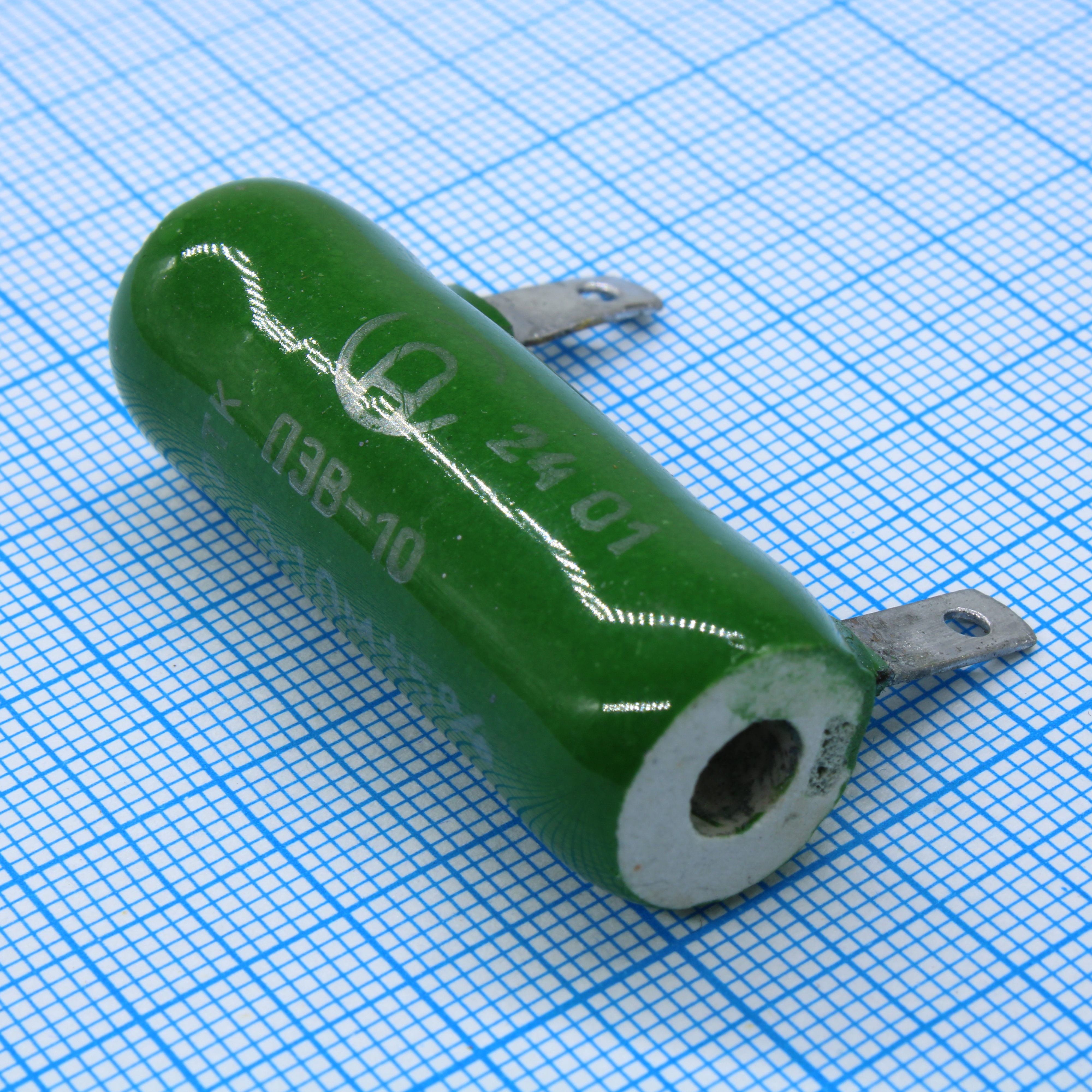 ПЭВ-10      5.1 ±5% - Проволочный постоянный резистор 5.1Ом 10Вт ±5%