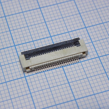 KLS1-242G-2.0-24-T-R - Разъем для плоского шлейфа 24 контакта 0.5мм