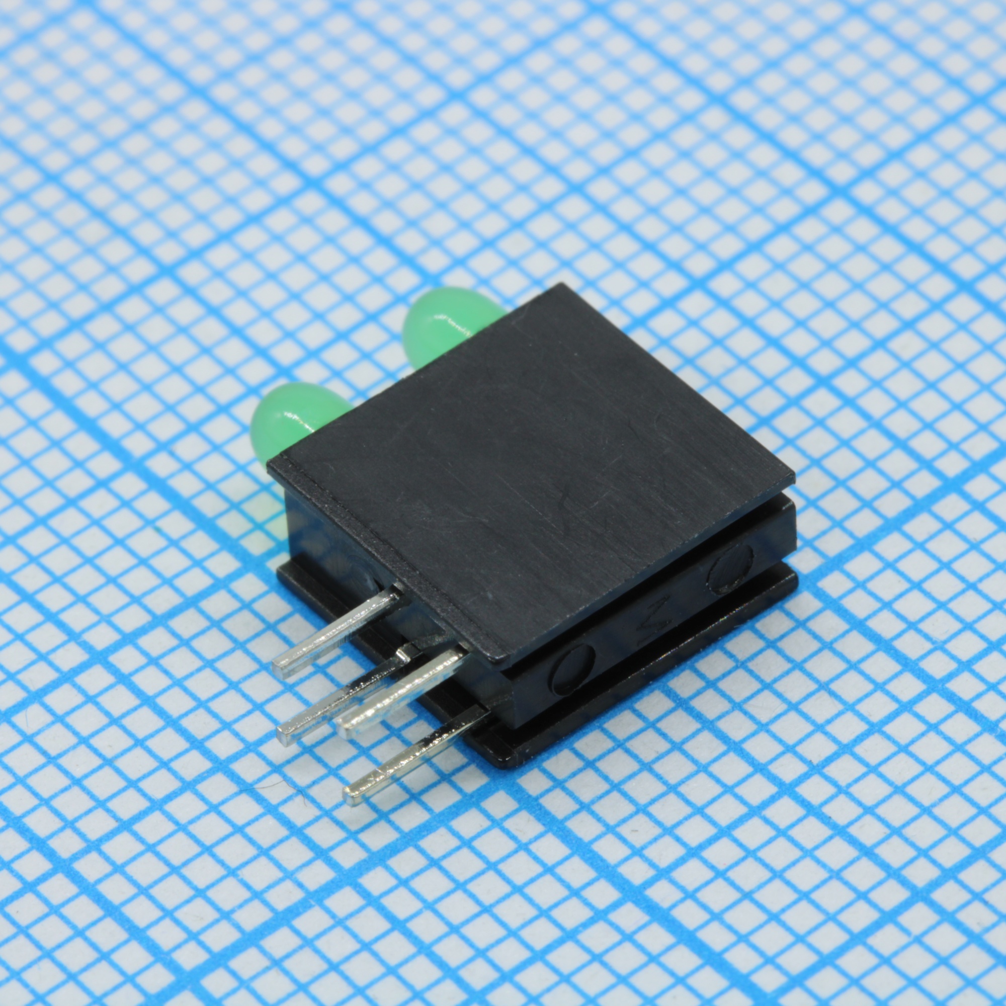 WP934EB/2GD - Индикатор Т-1 (3 мм) светодиодный на плату зеленый 565нм матовый 25мКд