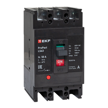 Автоматический выключатель LS63 15кА 3P 50А ProPact EKF