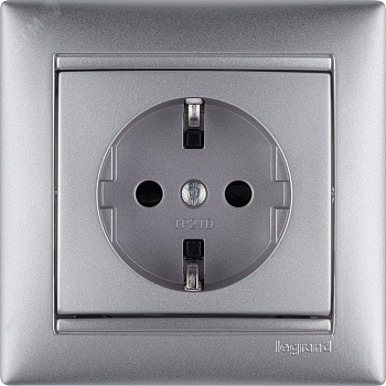 Рамка 1-м Valena алюм. Leg 770151