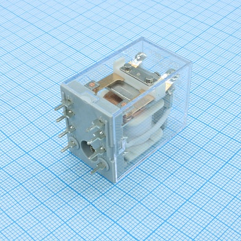 JZX-18FF-2C-B-AC220V-1 - Реле силовое 10А две контактных группы на переключение катушка 220В AC