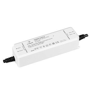 Блок питания ARPV-SP-48150-PFC (48V, 3.12A, 150W) 046406 - Источник напряжения с гальванической развязкой для светодиодных изделий. Входное напряжение 220-240 VAC. Выходные параметры: 48 В, 3,12 А, 150Вт. Встроенный PFC >0.95. Герметичный пластиковый корп