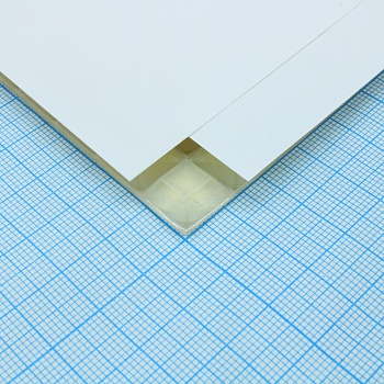 RF-6009 - Квадратная полиуретановая ножка прозрачного цвета на клеевой основе 3M