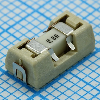 0154008.DR - Предохранитель сверхбыстродействующий 8A 125В SMD 9.73х5.03х3.81мм лента на катушке