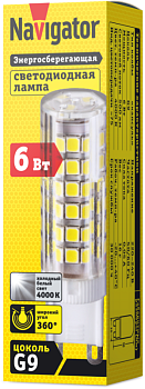 Лампа светодиодная 71 269 NLL-P-G9-6-230-4K 6Вт капсульная 4000К нейтр. бел. G9 500лм 220-240В 71269