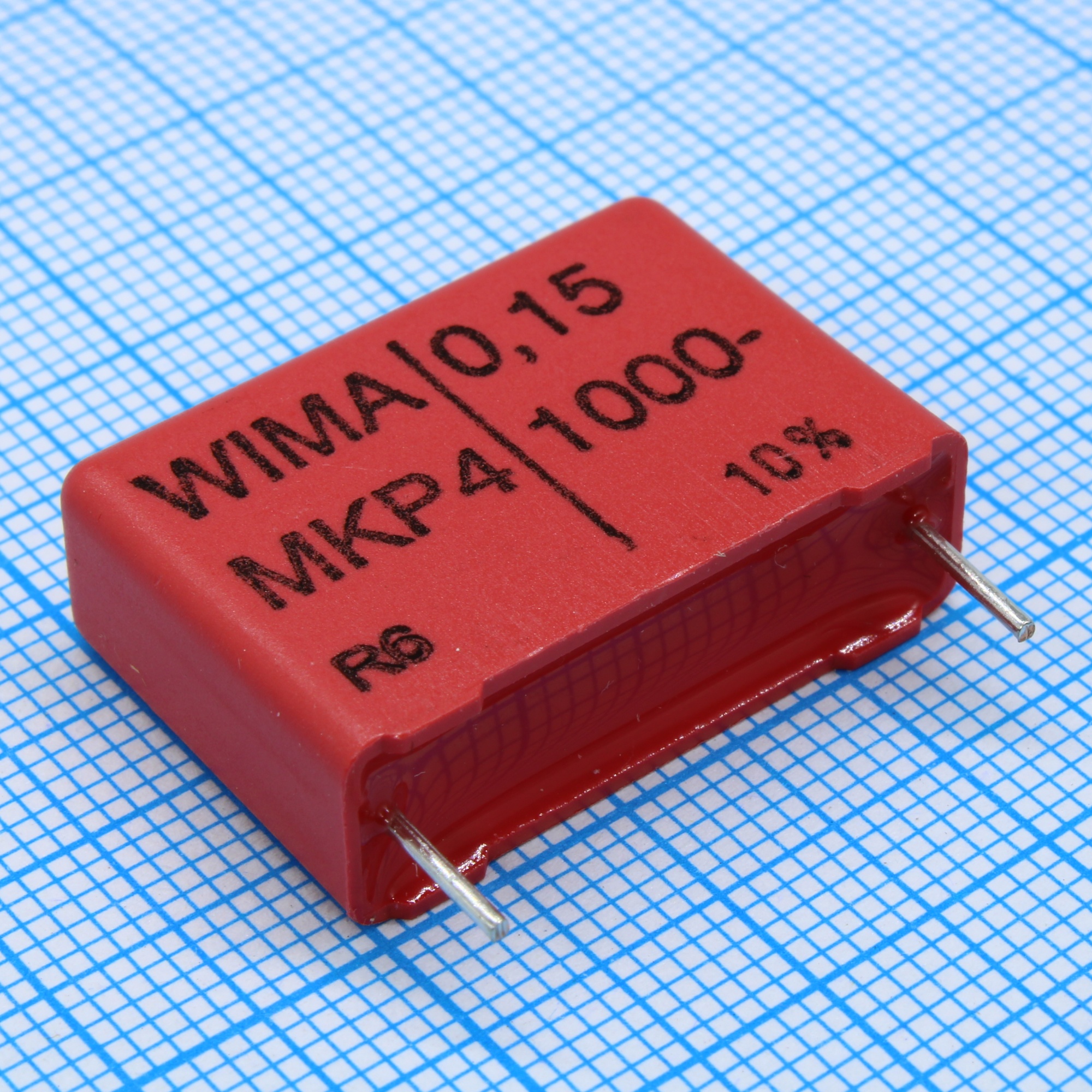 MKP4O131505F00KSSD - Конденсатор металлоплёночный полипропиленовый 0.15мкФ 1000В ±10% (26.5х8.5х18.5мм) радиальный прямоугольный 22.5мм 100°С россыпь