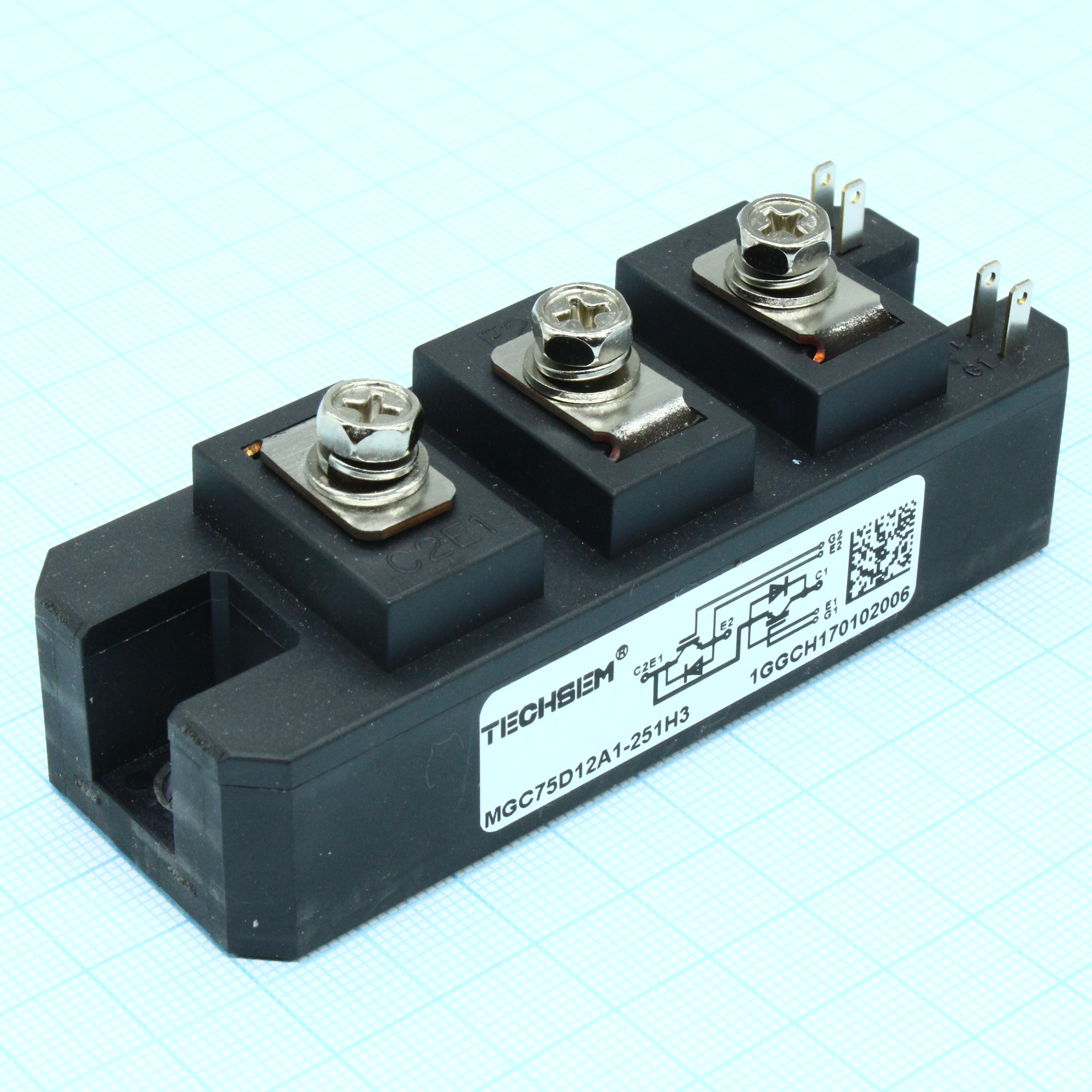 MGC75D12A1-251H3 - Полумоcтовой модуль IGBT 150А 1200В